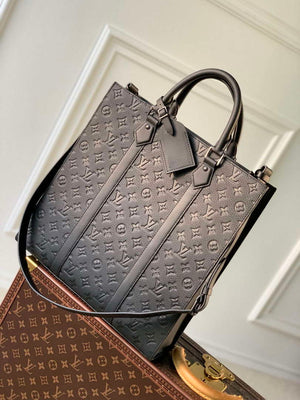 LV M21866 Louis Vuitton Sac Plat NV Bag Black - Default Title - View 1