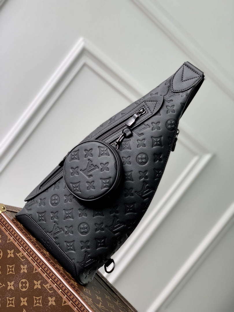 LV M21890 Louis Vuitton Duo Slingbag Black - Default Title - View 1