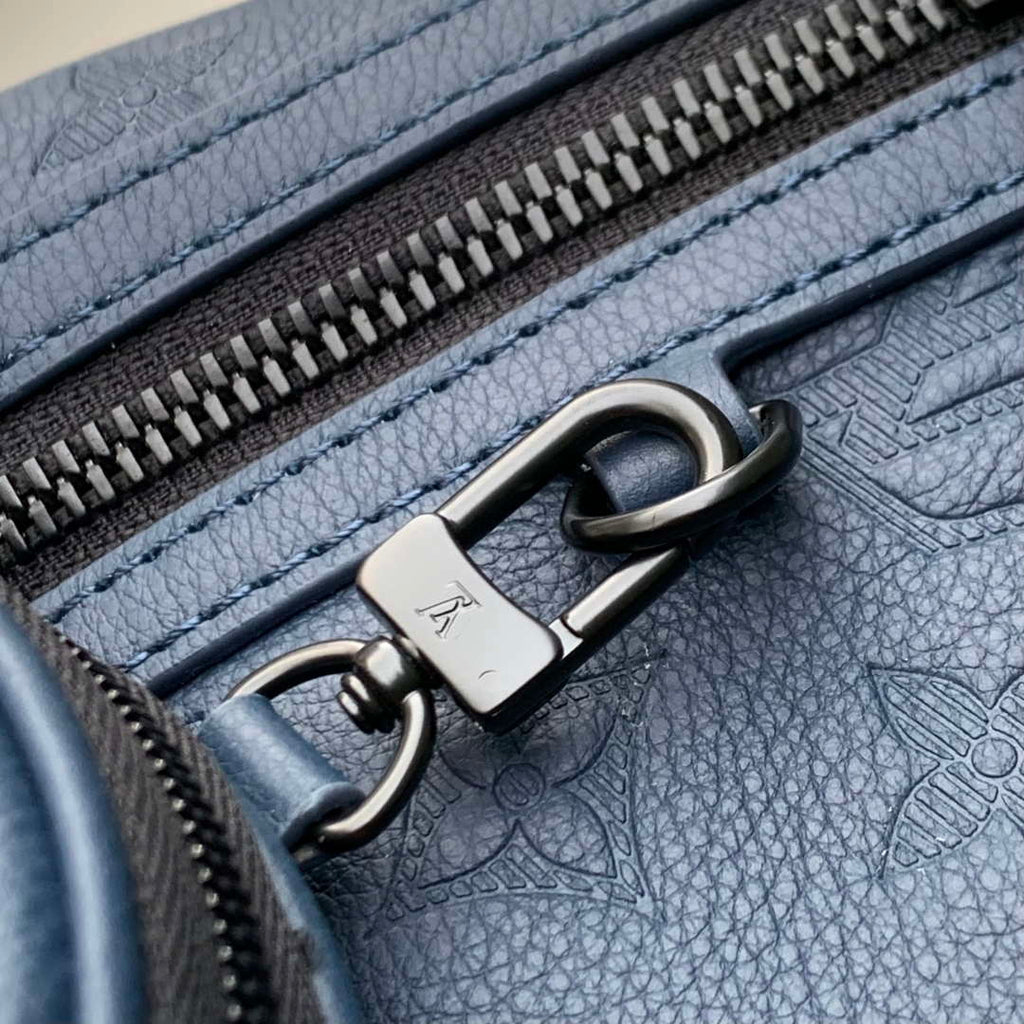 LV M21890 Louis Vuitton Duo Slingbag Calf Leather Blue