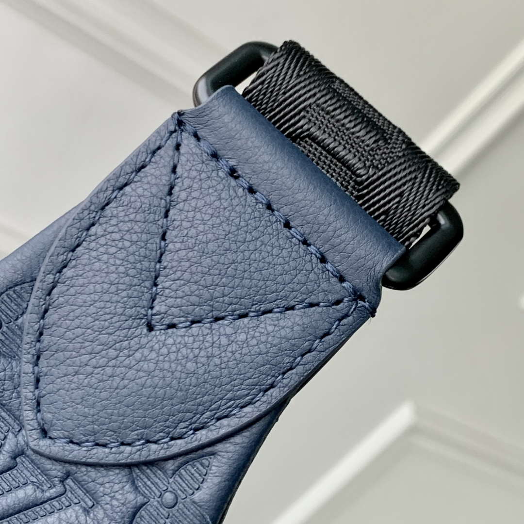 LV M21890 Louis Vuitton Duo Slingbag Calf Leather Blue - Default Title - View 7