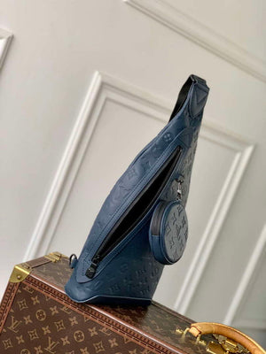 LV M21890 Louis Vuitton Duo Slingbag Calf Leather Blue - Default Title - View 9