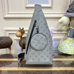 LV M21890 Louis Vuitton Duo Slingbag Grey - Default Title - View 1