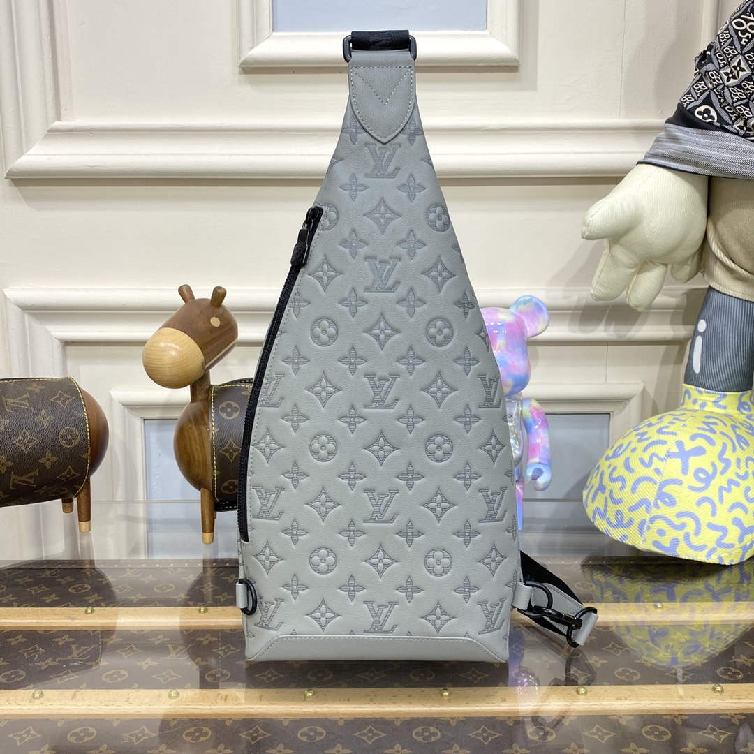 LV M21890 Louis Vuitton Duo Slingbag Grey - Default Title - View 2