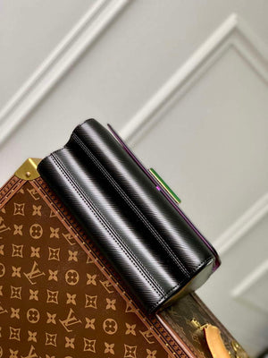 LV M22028 Louis Vuitton Twist MM Bag Epi Leather Black - Default Title - View 4