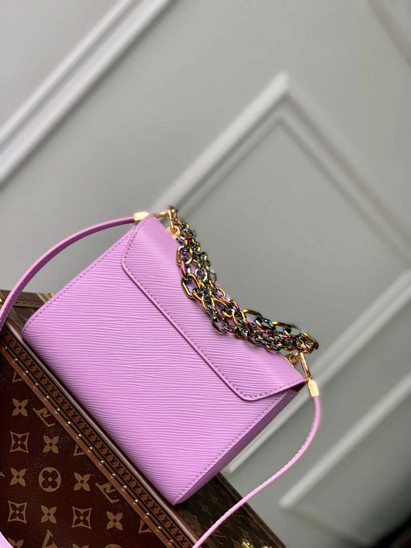 LV M22098 Louis Vuitton Twist PM Epi Leather Lilas Provence Violet - Default Title - View 5