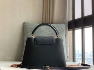 LV M22121 Louis Vuitton Capucines BB Handbag Black - Default Title - View 3