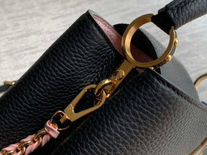 LV M22121 Louis Vuitton Capucines BB Handbag Black - Default Title - View 6