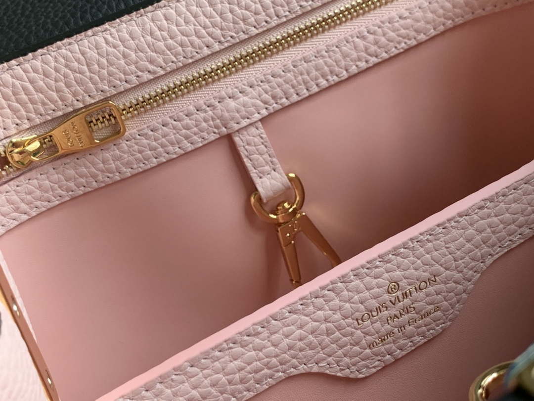 LV M22121 Louis Vuitton Capucines BB Handbag Black - Default Title - View 8