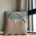 LV M22121 Louis Vuitton Capucines BB Handbag Gray - Default Title - View 1