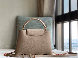 LV M22121 Louis Vuitton Capucines BB Handbag Gray - Default Title - View 3