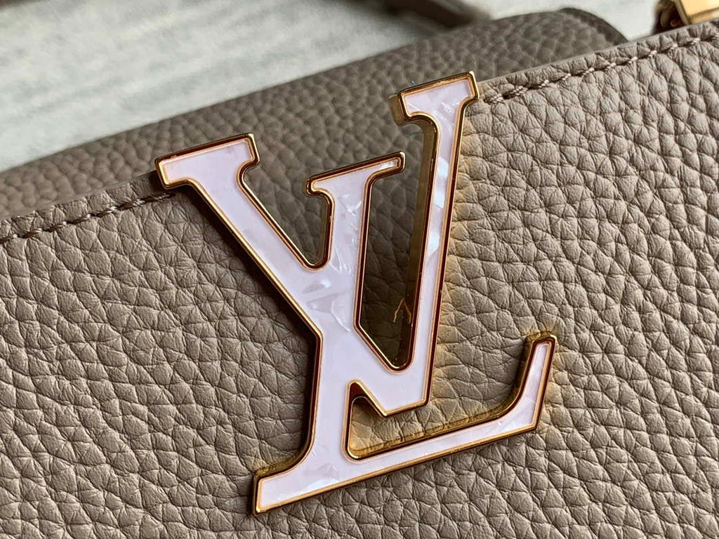 LV M22121 Louis Vuitton Capucines BB Handbag Gray