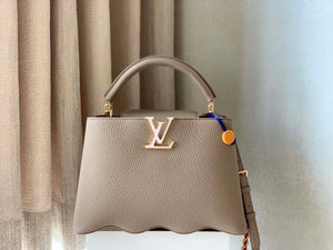 LV M22121 Louis Vuitton Capucines BB Handbag Gray - Default Title - View 9