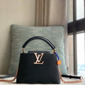 LV M22121 Louis Vuitton Capucines Mini Handbag Black - Default Title - View 1