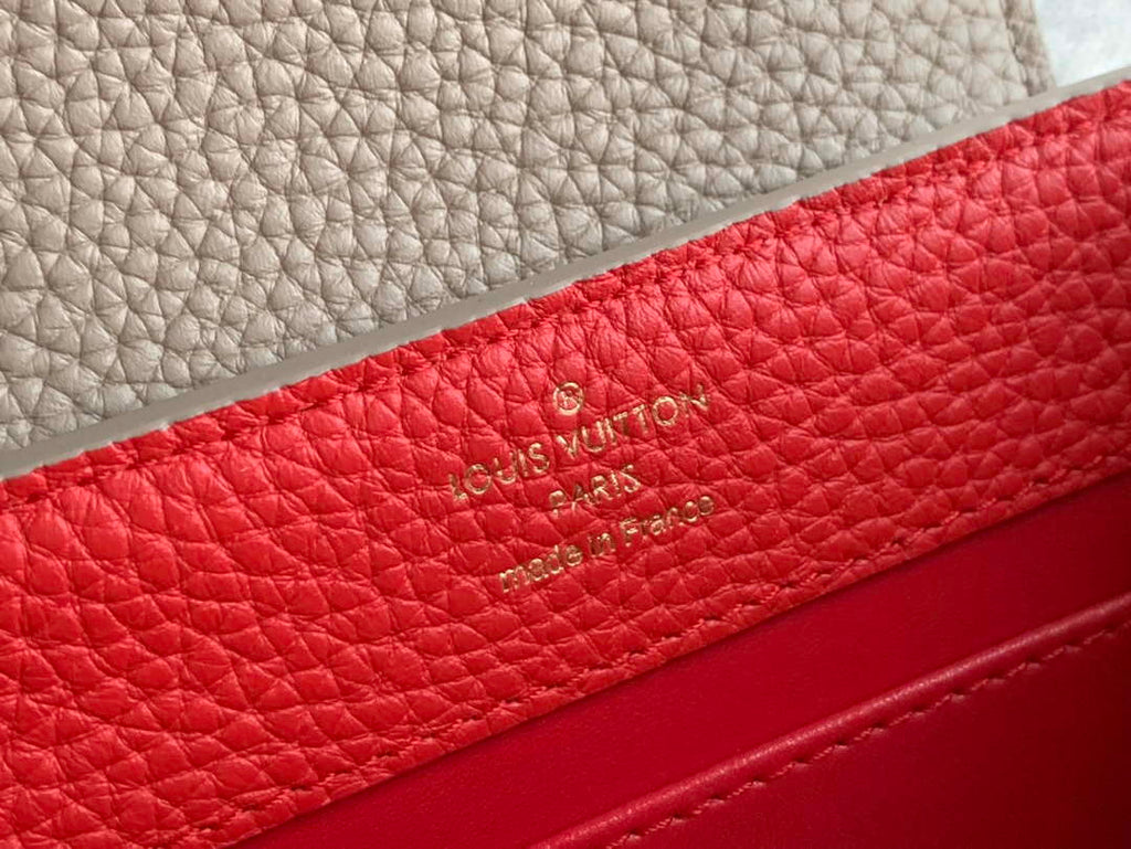 LV M22121 Louis Vuitton Capucines Mini Handbag Gray
