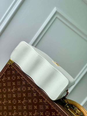 LV M22121 Louis Vuitton Capucines MM Handbag Snow White - Default Title - View 4