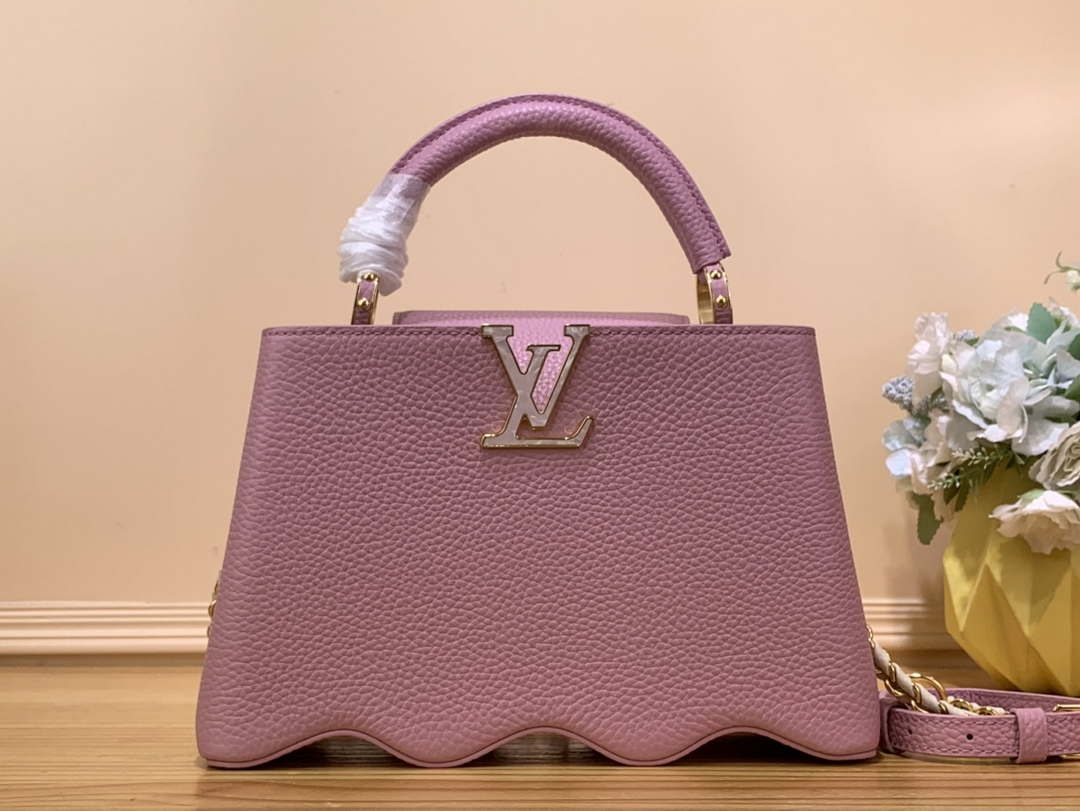 LV M22122 Louis Vuitton Capucines BB Handbag Pink - Default Title - View 1