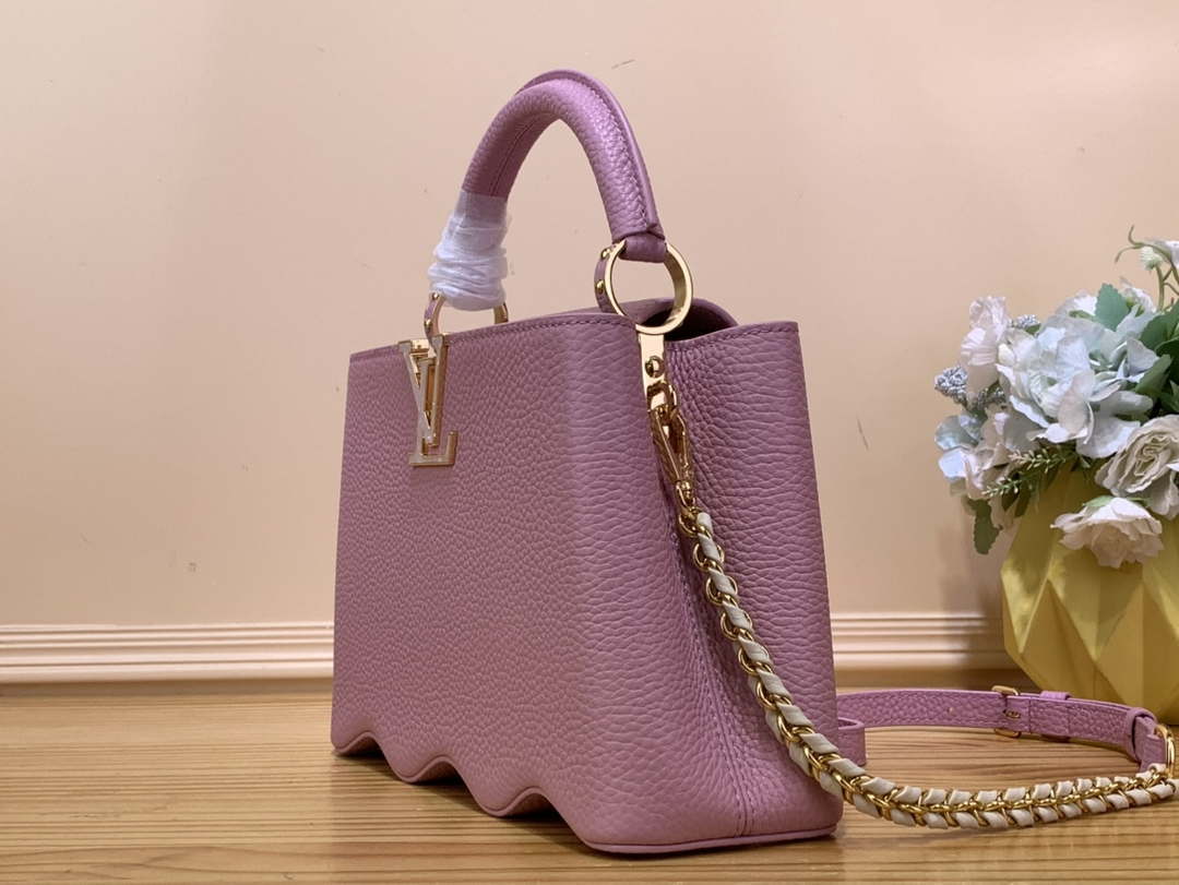 LV M22122 Louis Vuitton Capucines BB Handbag Pink - Default Title - View 2