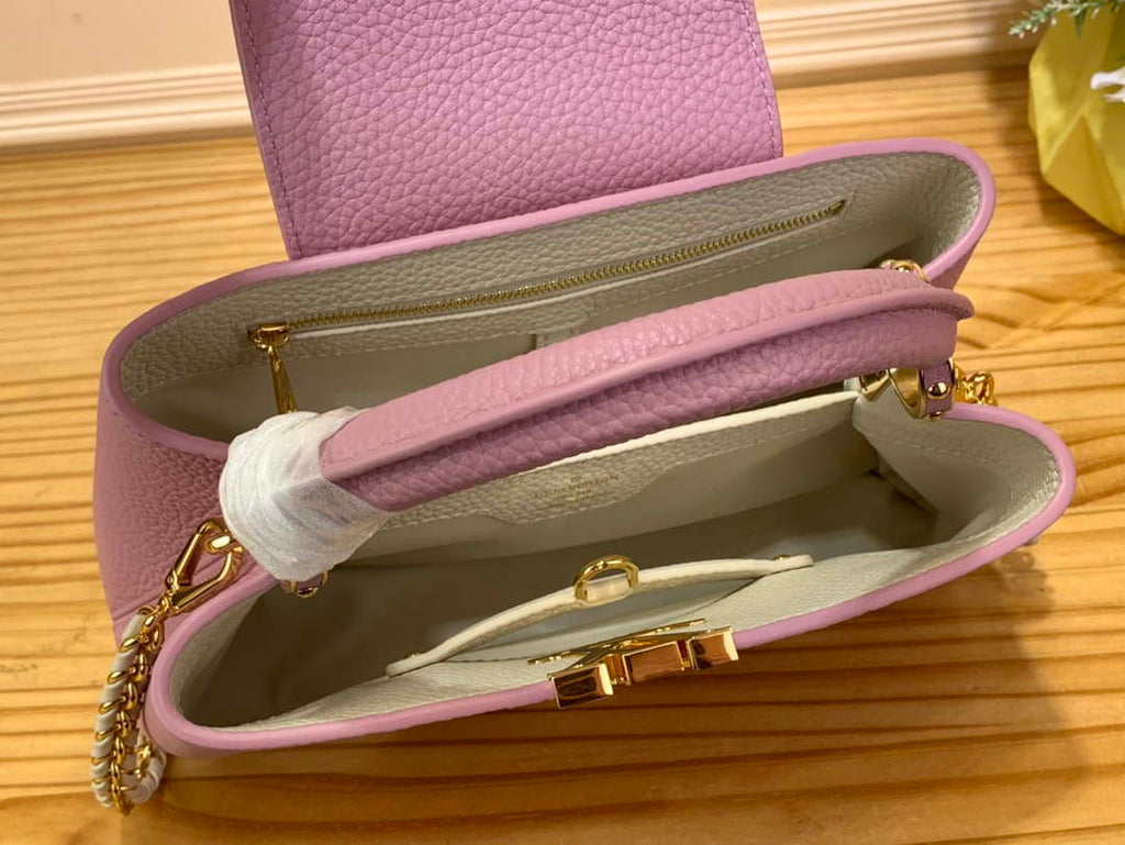 LV M22122 Louis Vuitton Capucines BB Handbag Pink