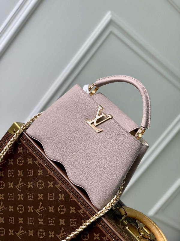 LV M22122 Louis Vuitton Capucines BB Handbag Wisteria - Default Title - View 1