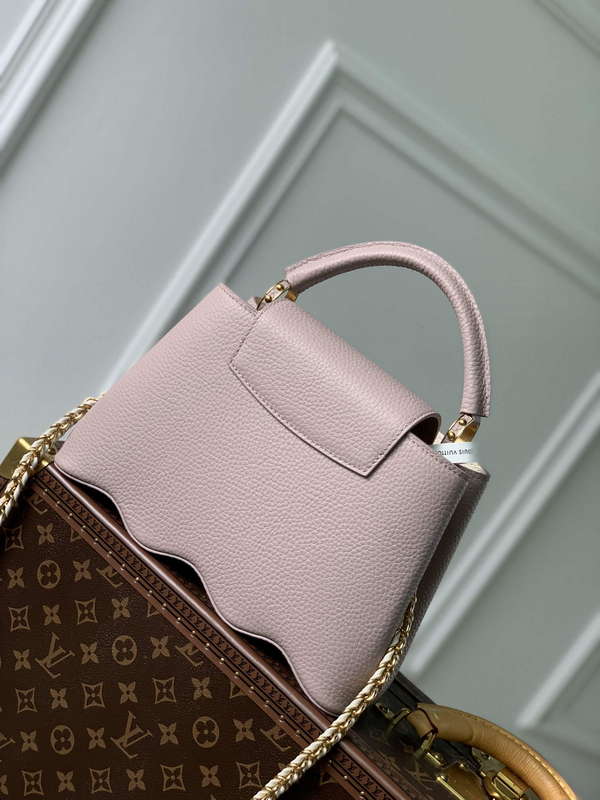 LV M22122 Louis Vuitton Capucines BB Handbag Wisteria - Default Title - View 2