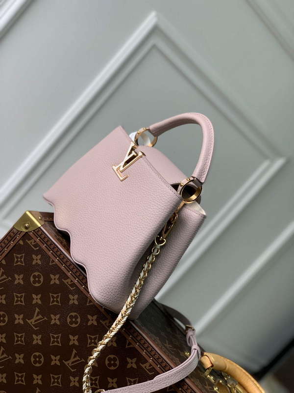 LV M22122 Louis Vuitton Capucines BB Handbag Wisteria - Default Title - View 3