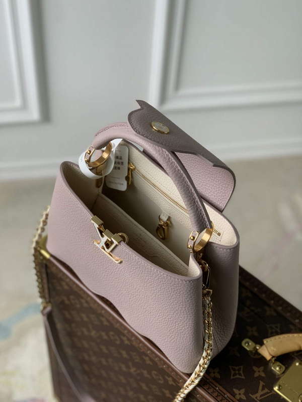 LV M22122 Louis Vuitton Capucines BB Handbag Wisteria - Default Title - View 9
