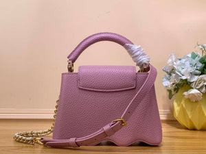 LV M22122 Louis Vuitton Capucines Mini Handbag Pink - Default Title - View 3