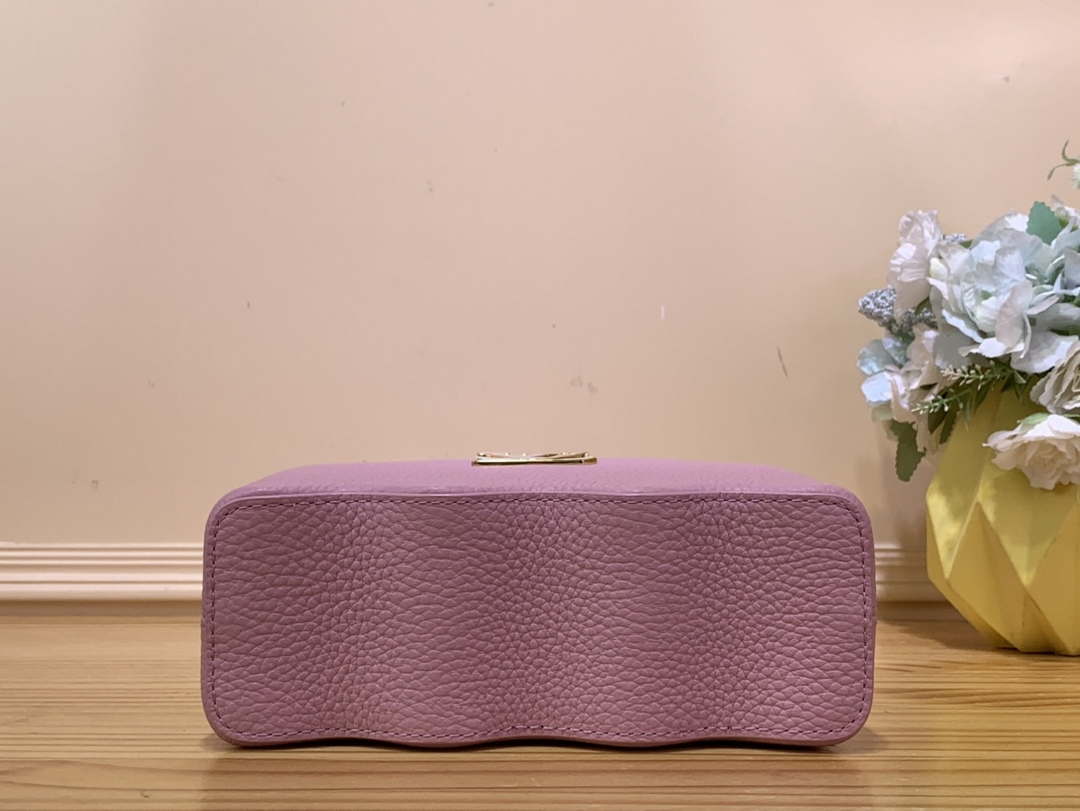 LV M22122 Louis Vuitton Capucines Mini Handbag Pink - Default Title - View 4