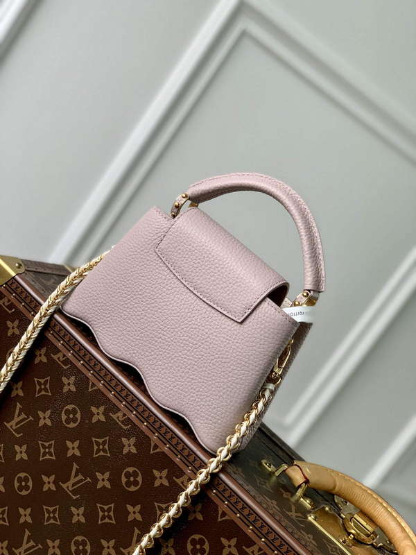 LV M22122 Louis Vuitton Capucines Mini Handbag Wisteria - Default Title - View 2