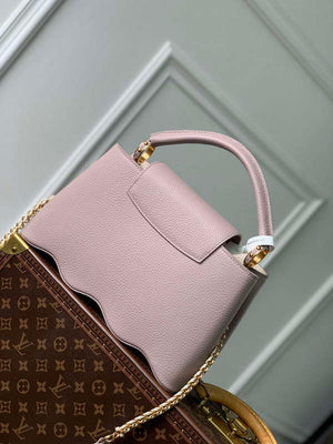 LV M22122 Louis Vuitton Capucines MM Handbag Wisteria - Default Title - View 3