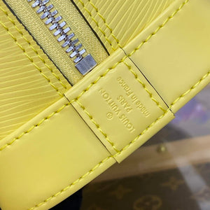 LV M22213 Louis Vuitton Alma BB Epi Handbag Jaune Plume Yellow - Default Title - View 7