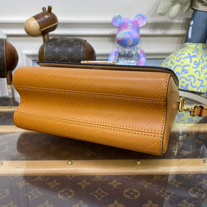 LV M22229 Louis Vuitton Twist MM Handbag Honey Gold - Default Title - View 4
