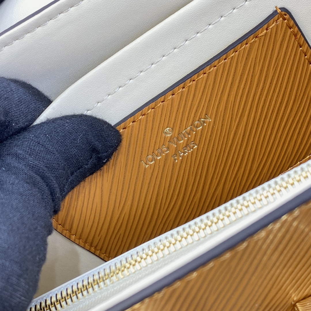 LV M22229 Louis Vuitton Twist MM Handbag Honey Gold - Default Title - View 8