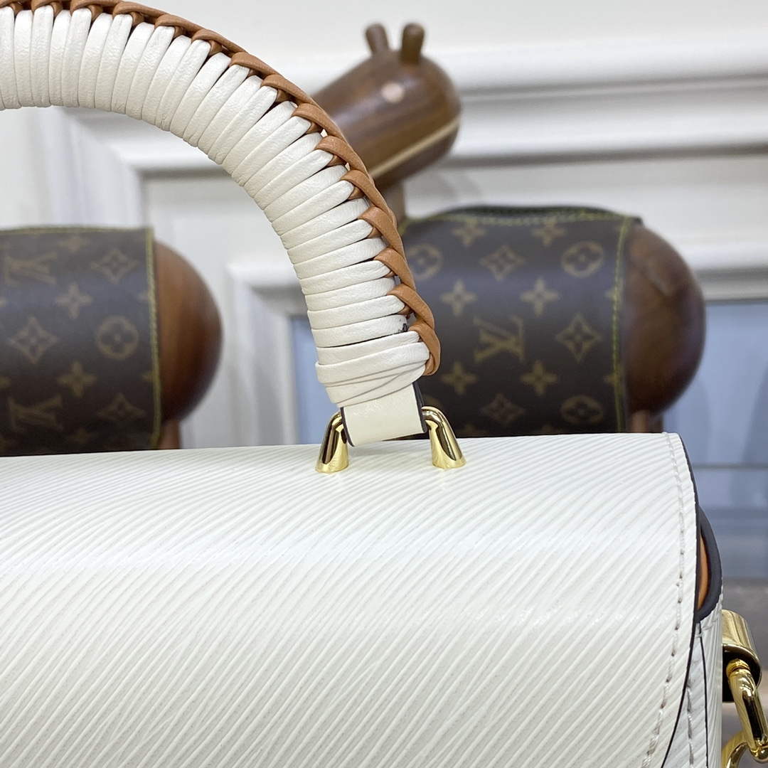LV M22236 Louis Vuitton Twist MM Handbag Quartz - Default Title - View 6