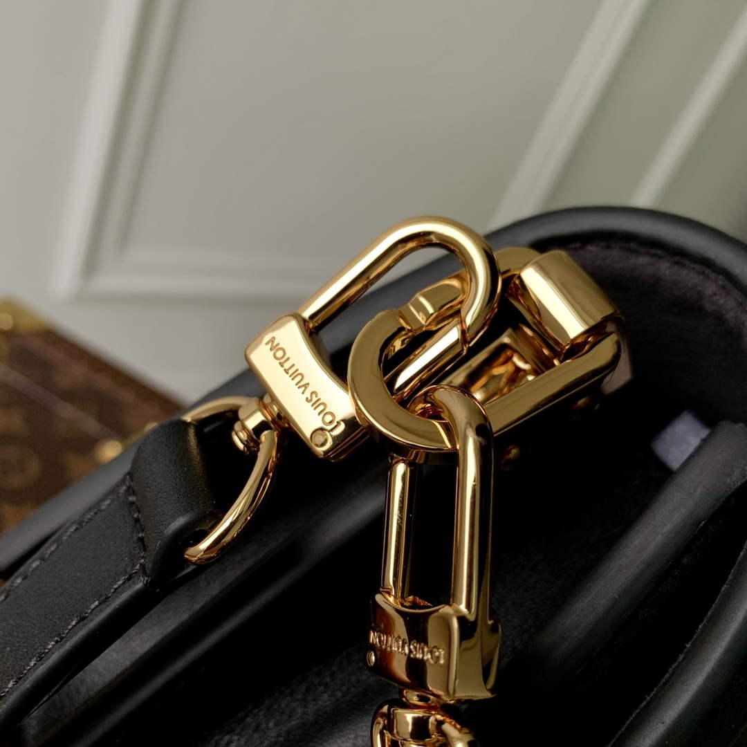 LV M22276 Louis Vuitton Dauphine MM Bag Black - Default Title - View 6