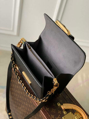 LV M22276 Louis Vuitton Dauphine MM Bag Black - Default Title - View 9