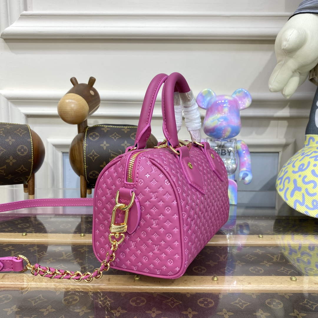 LV M22286 Louis Vuitton Speedy Bandouliere 20 Handbag Rose - Default Title - View 3