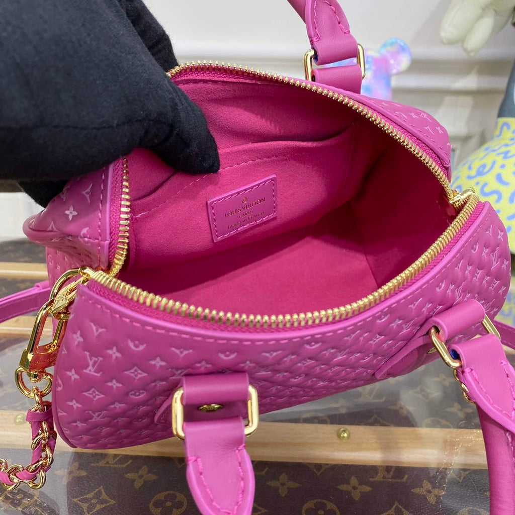 LV M22286 Louis Vuitton Speedy Bandouliere 20 Handbag Rose