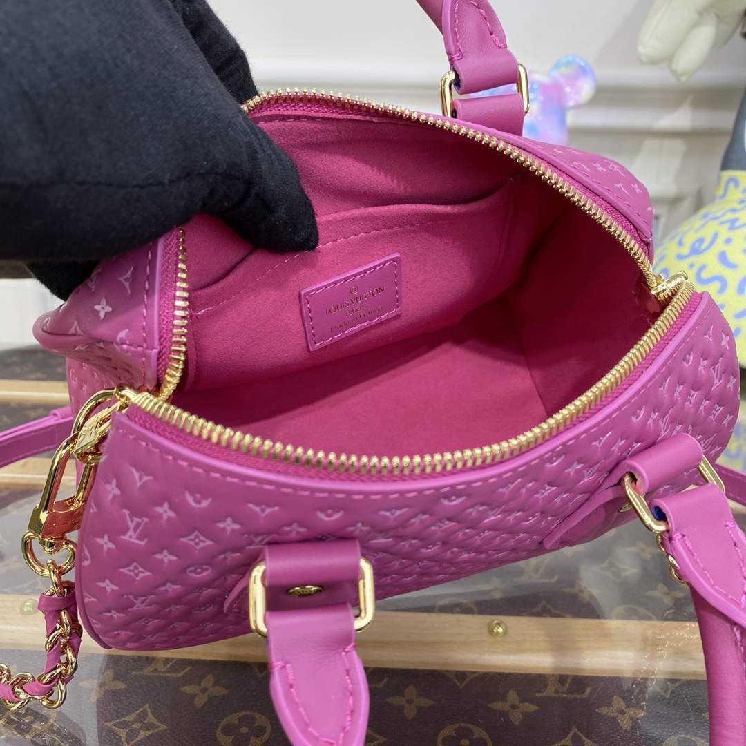 LV M22286 Louis Vuitton Speedy Bandouliere 20 Handbag Rose - Default Title - View 9