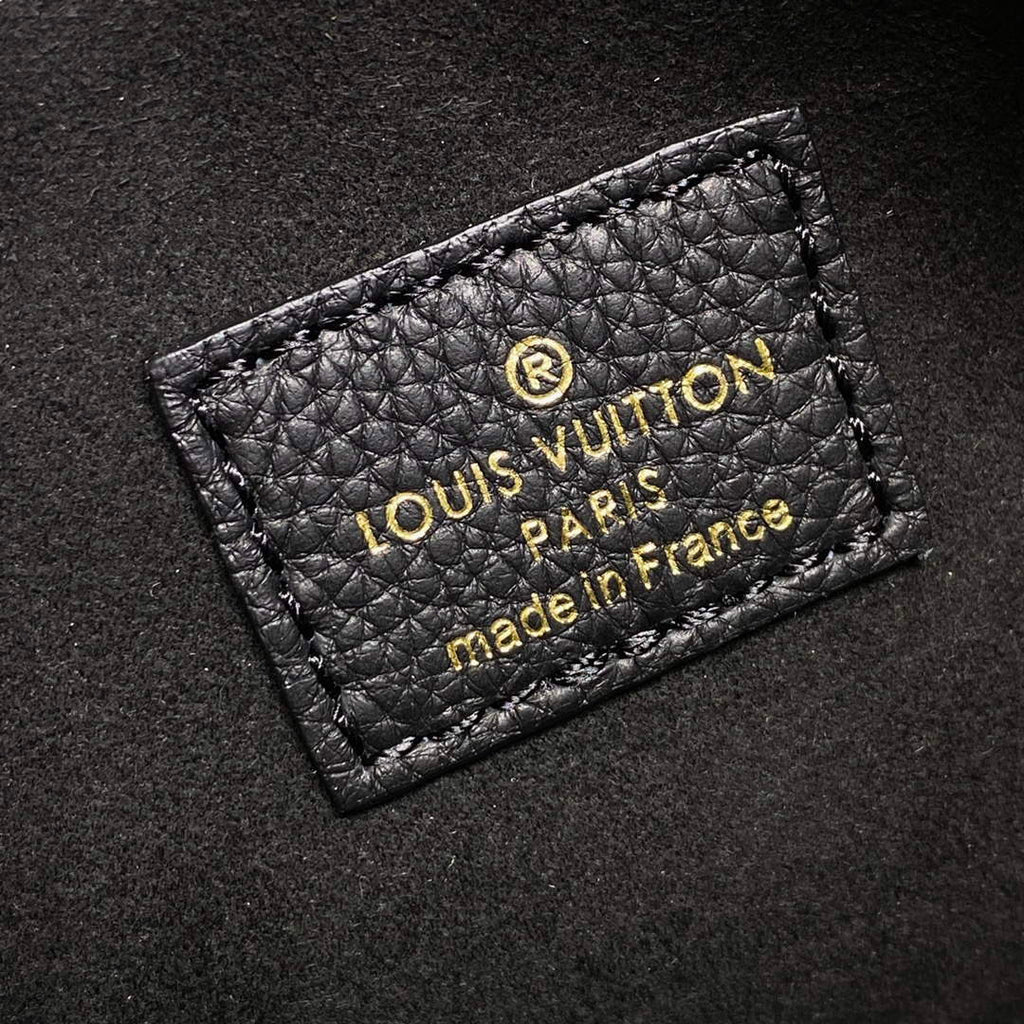 LV M22311 Louis Vuitton Lock & Go Handbag Black