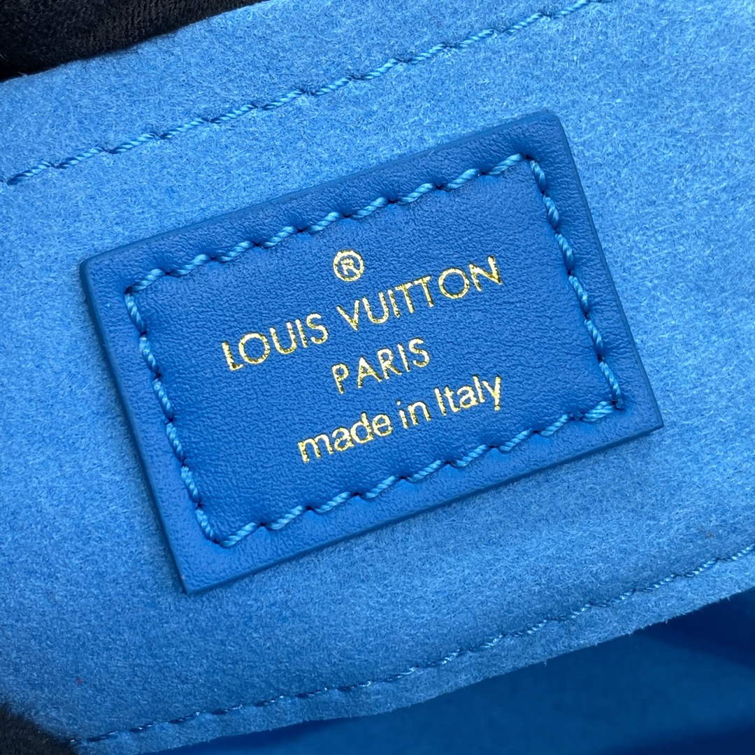 LV M22325 Louis Vuitton Monogram Clutch Blue - Default Title - View 8