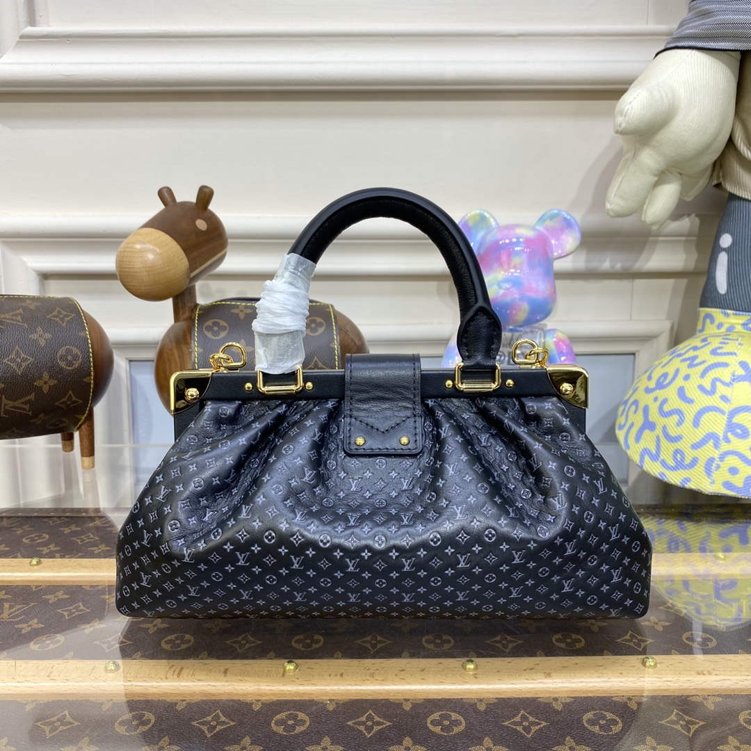 LV M22326 Louis Vuitton Monogram Clutch Black - Default Title - View 2