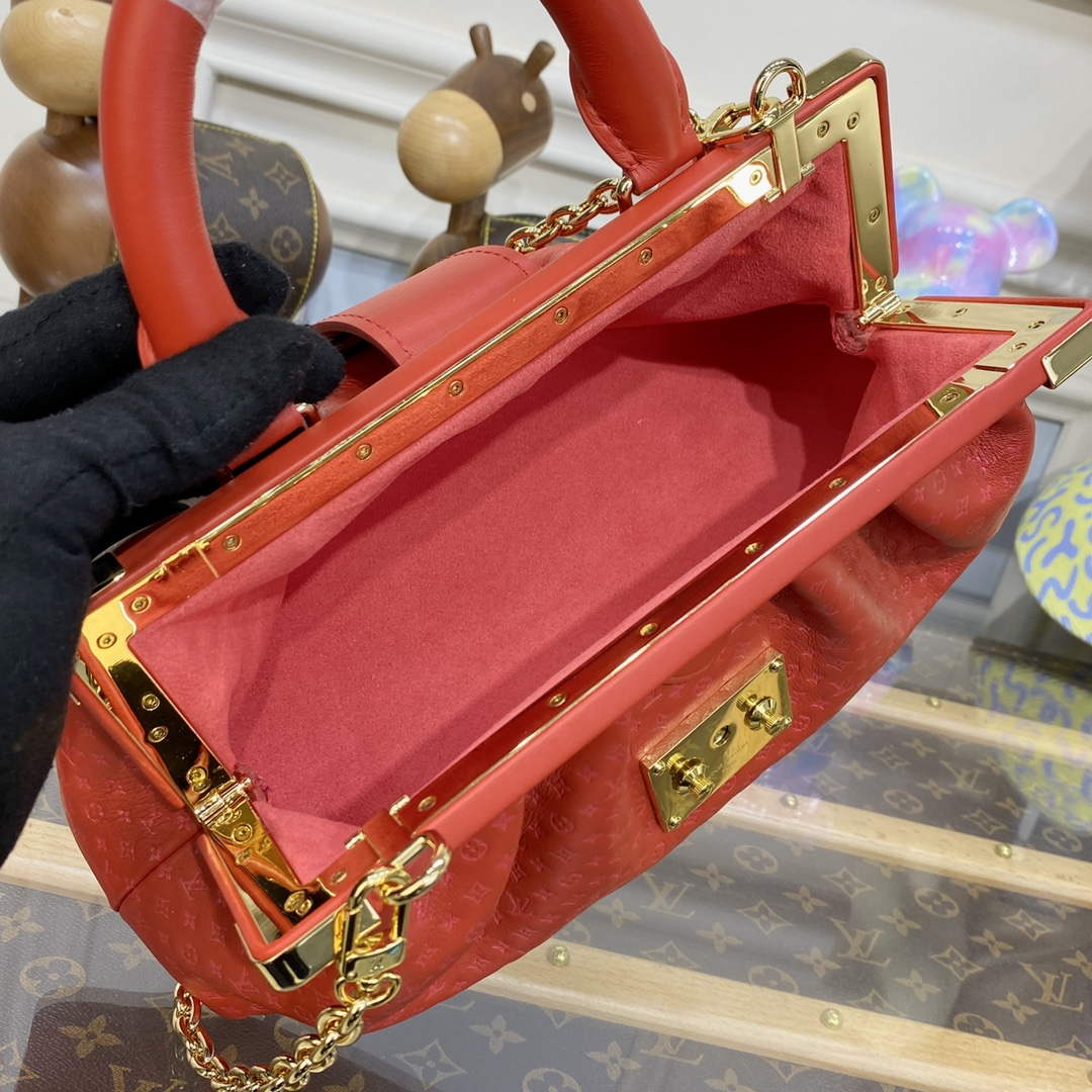 LV M22327 Louis Vuitton Monogram Clutch Red - Default Title - View 9