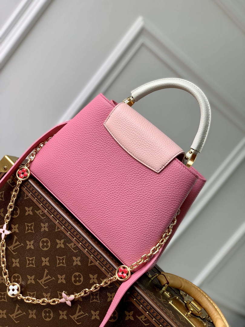 LV M22375 Louis Vuitton Capucines BB Bag Pink - Default Title - View 4