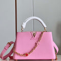 LV M22375 Louis Vuitton Capucines BB Bag Rose Chamallow Pink - Default Title - View 1