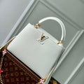 LV M22375 Louis Vuitton Capucines BB Handbag White - Default Title - View 1