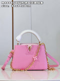 LV M22375 Louis Vuitton Capucines Mini Rose Chamallow Pink