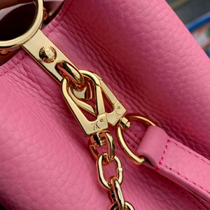 LV M22375 Louis Vuitton Capucines MM Handbag Pink - Default Title - View 7