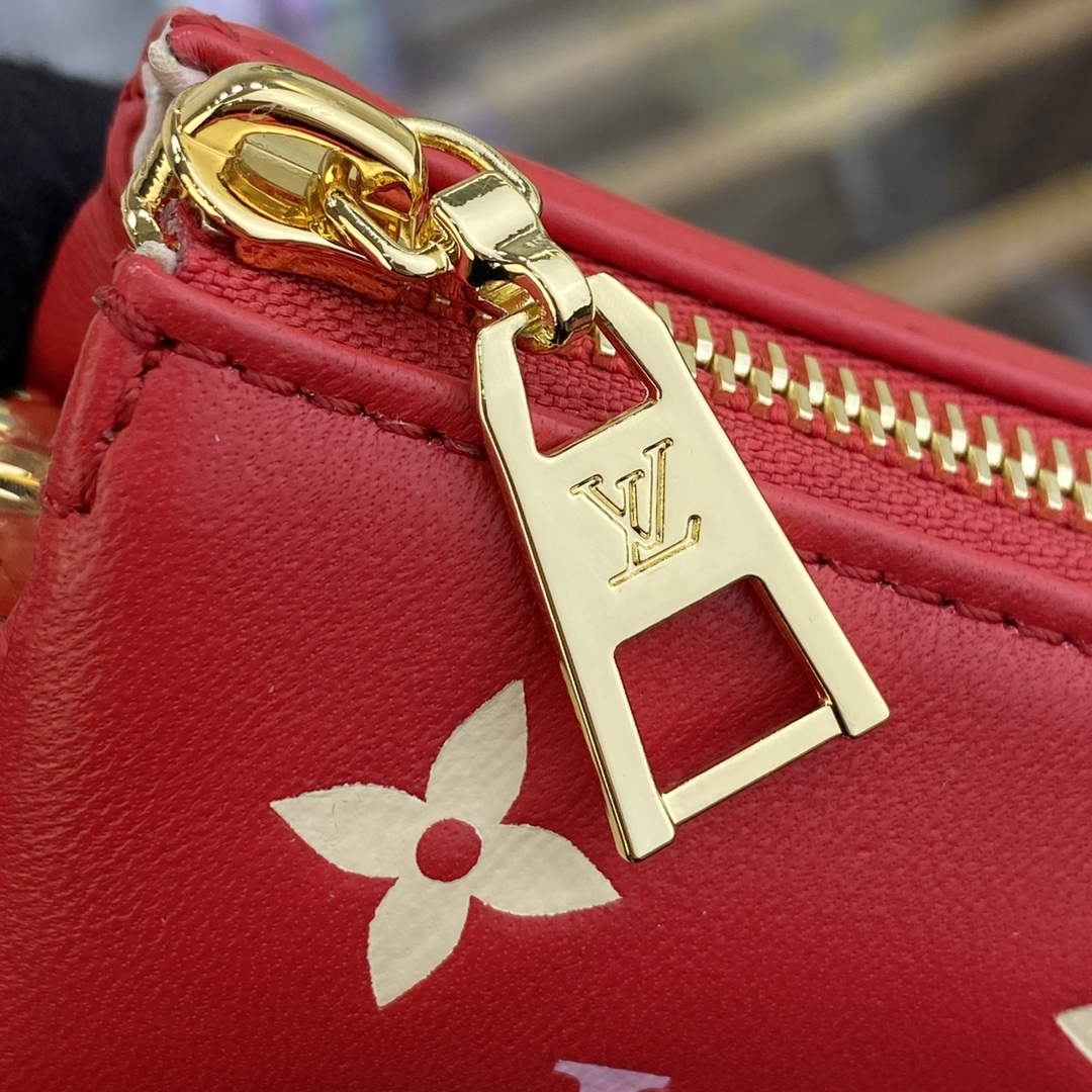 LV M22397 Louis Vuitton Coussin PM Handbag Coquelicot Red - Default Title - View 5