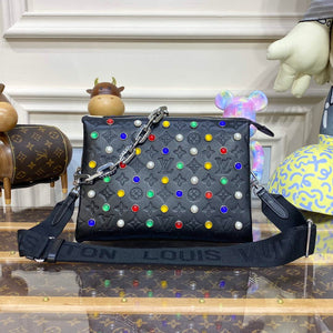 LV M22429 Louis Vuitton Coussin PM Bag black diamond - Default Title - View 1